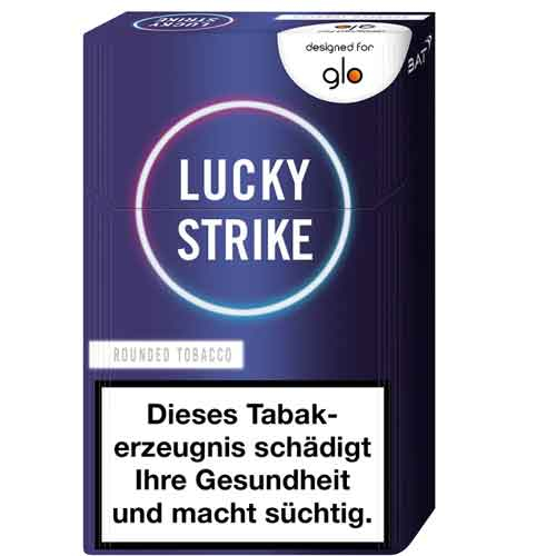 Lucky for Glo Rounded Tobacco Einzelpackung (1x20)
