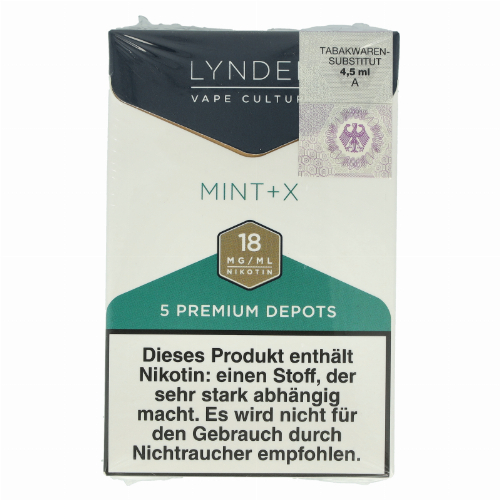 LYNDEN Depots Mint + X Stark 18mg Nikotin