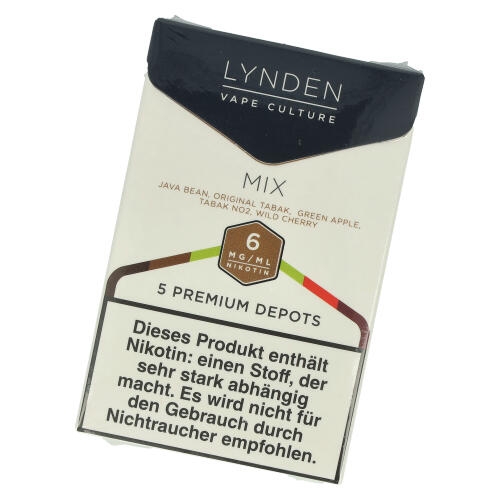 LYNDEN Depots MIX Leicht 6mg Nikotin