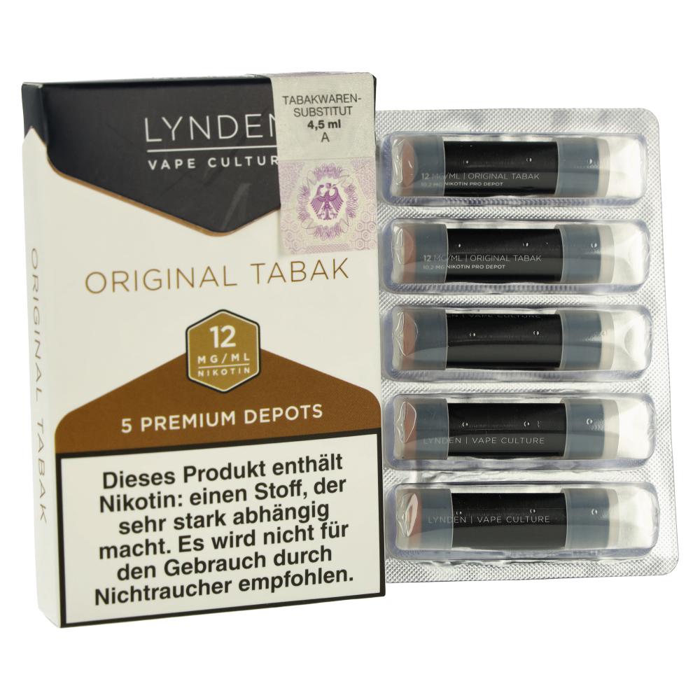 LYNDEN Depots Original Tabak 12 mg Nikotin