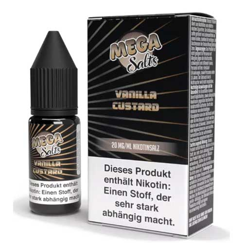Mega Salts Vanilla Custard Nikotinsalz Liquid 10ml 20mg