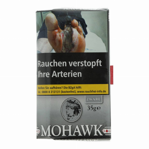 Mohawk Tabak Zware Shag 35g Päckchen Feinschnitt