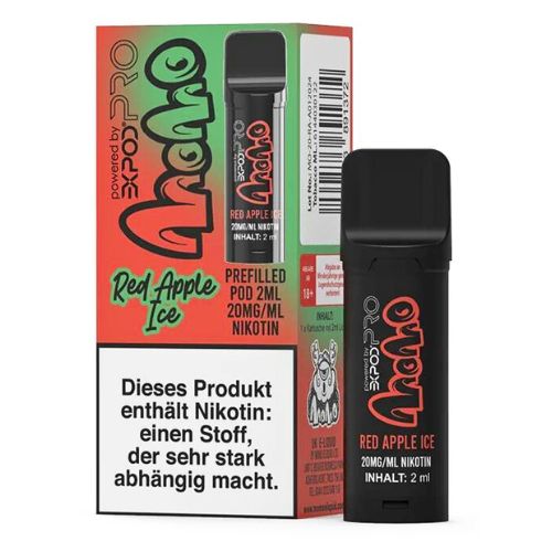 Momo Powered by Expod Pro Red Apple Ice Prefilled Pod 1x2ml 20mg
