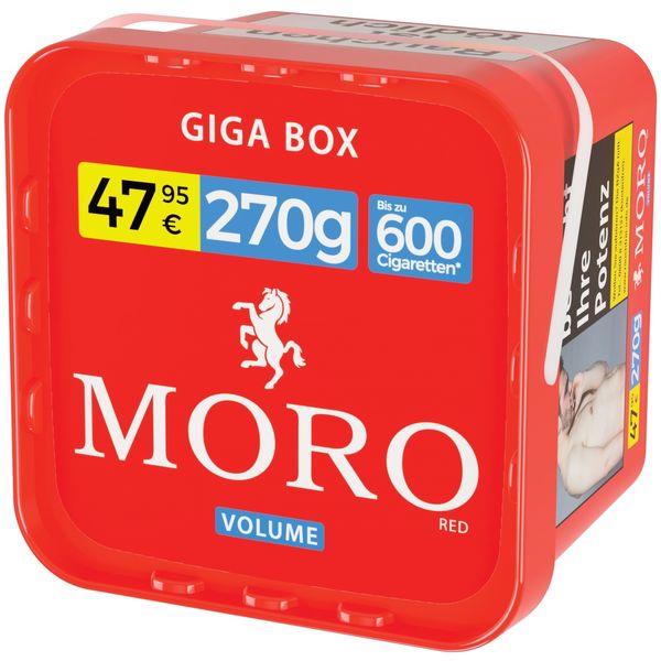 Moro Rot Volumentabak GIGA Box 270g