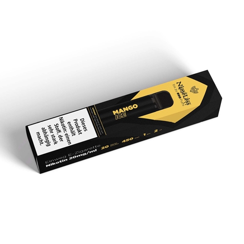 NameLess Einweg E-Zigarette MangoIce Aroma 600 Züge 20mg