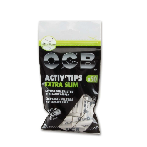 OCB Activ Tips Extra Slim 6 mm