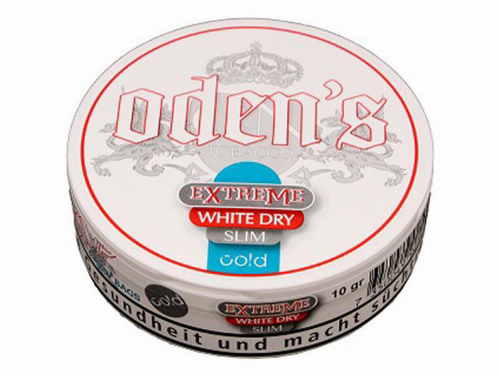 Odens Extreme White Dry SLIM Cold Chewing Bags
