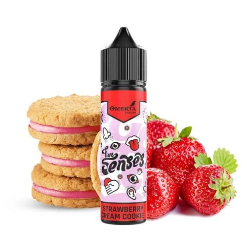 OMERTA LIQUIDS Five Senses Aroma Strawberry Cream Cookie 15ml