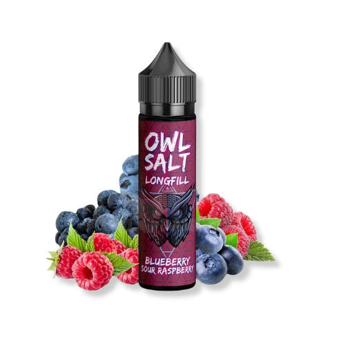 OWL Salt Longfill Blueberry Sour Raspberry Aroma 10ml