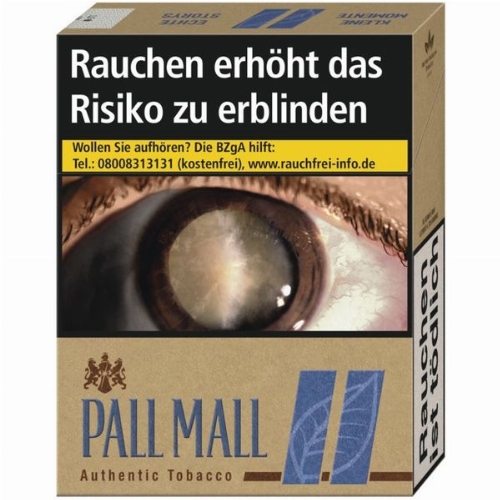 Pall Mall Authentic Blau XXL ohne Zusätze (12x24)