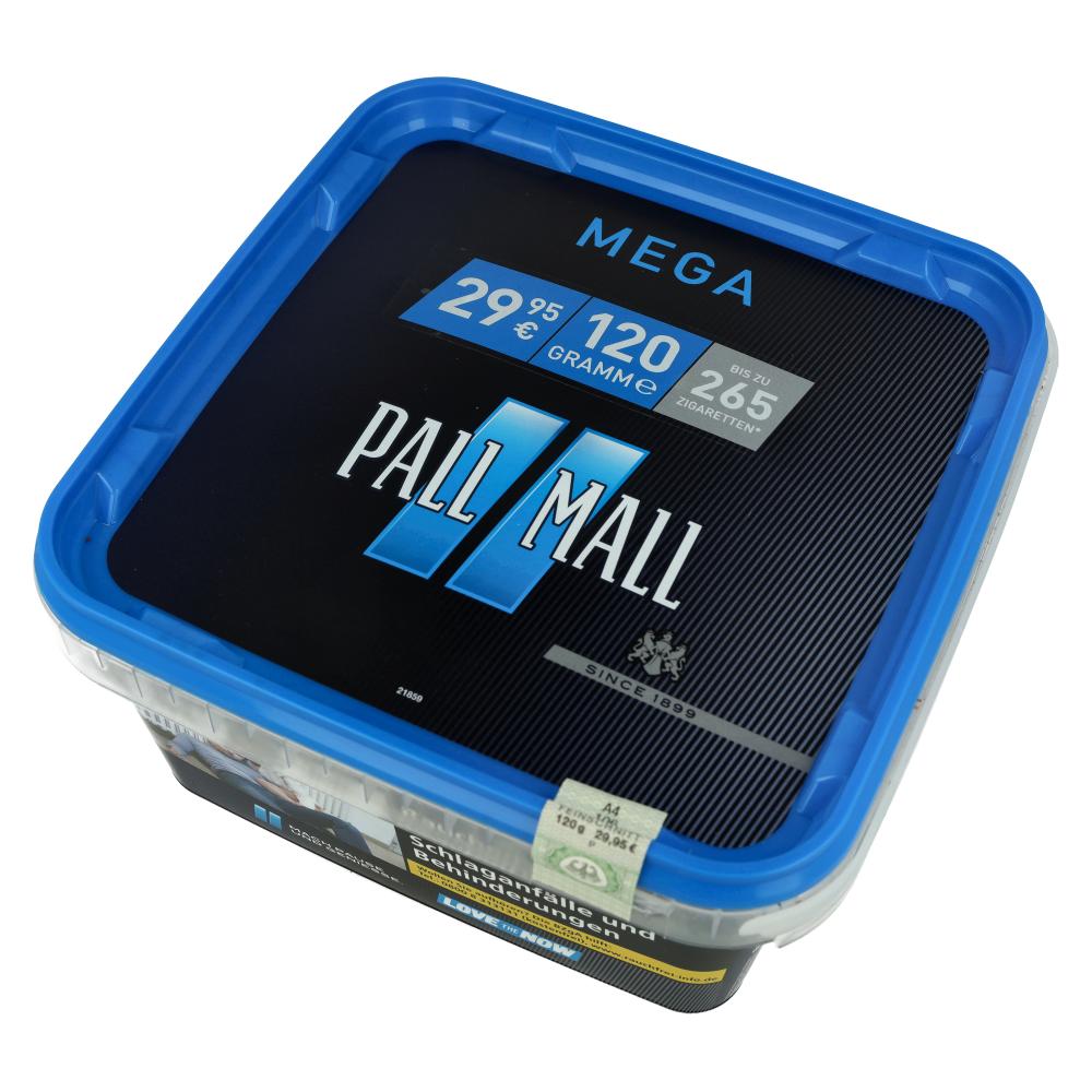 Pall Mall Blau Mega Box 120g Volumentabak