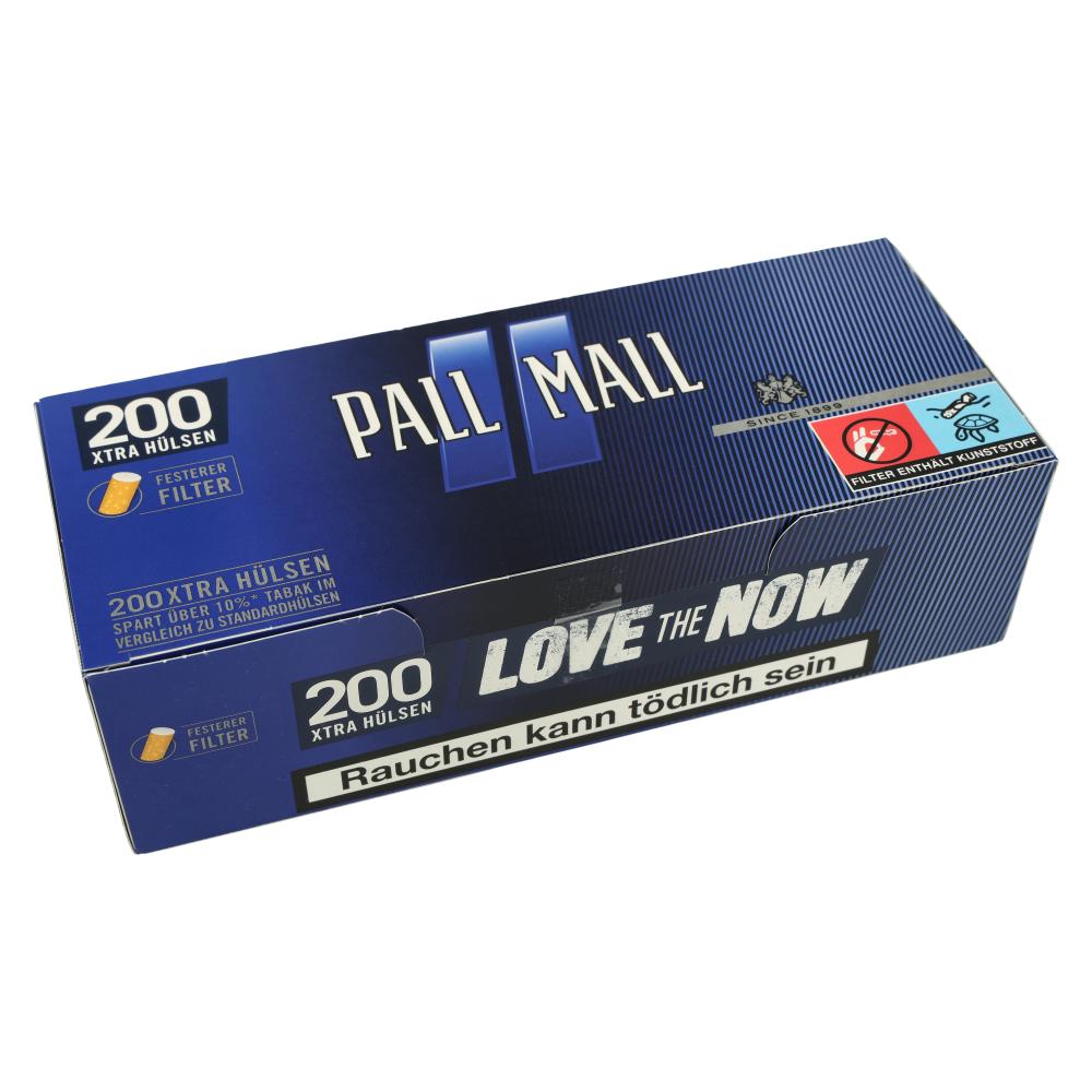 Pall Mall Zigarettenhülsen Xtra Blau 200 Stück