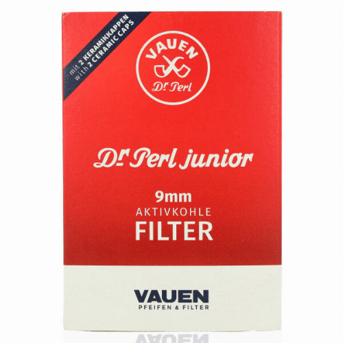 Pfeifenfilter Dr Perl junior 9 mm Aktivkohlefilter 100 Stück