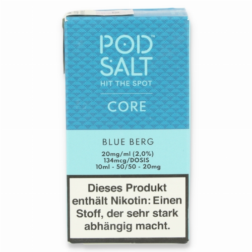 POD Salt Core Blue Berg Nikotinsalz Liquid 10ml 20mg