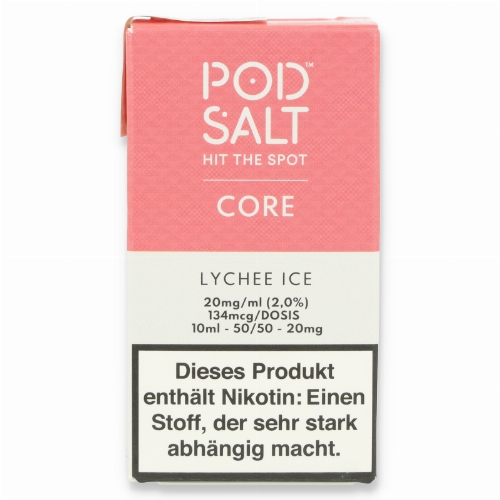 POD Salt Core Lychee Ice Nikotinsalz Liquid 10ml 20mg