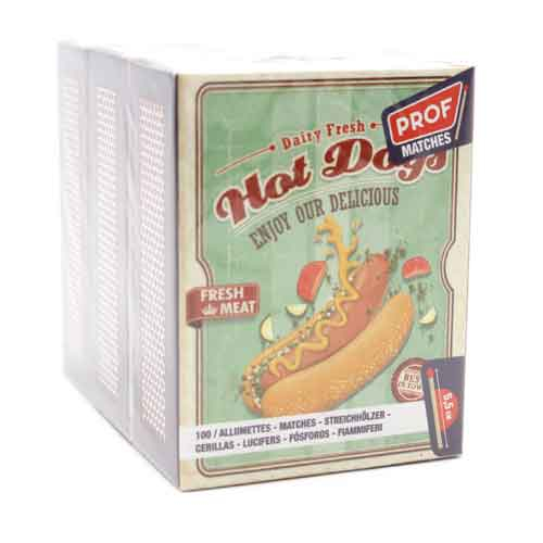 Prof Zündhölzer 3er Pack Hot Dogs