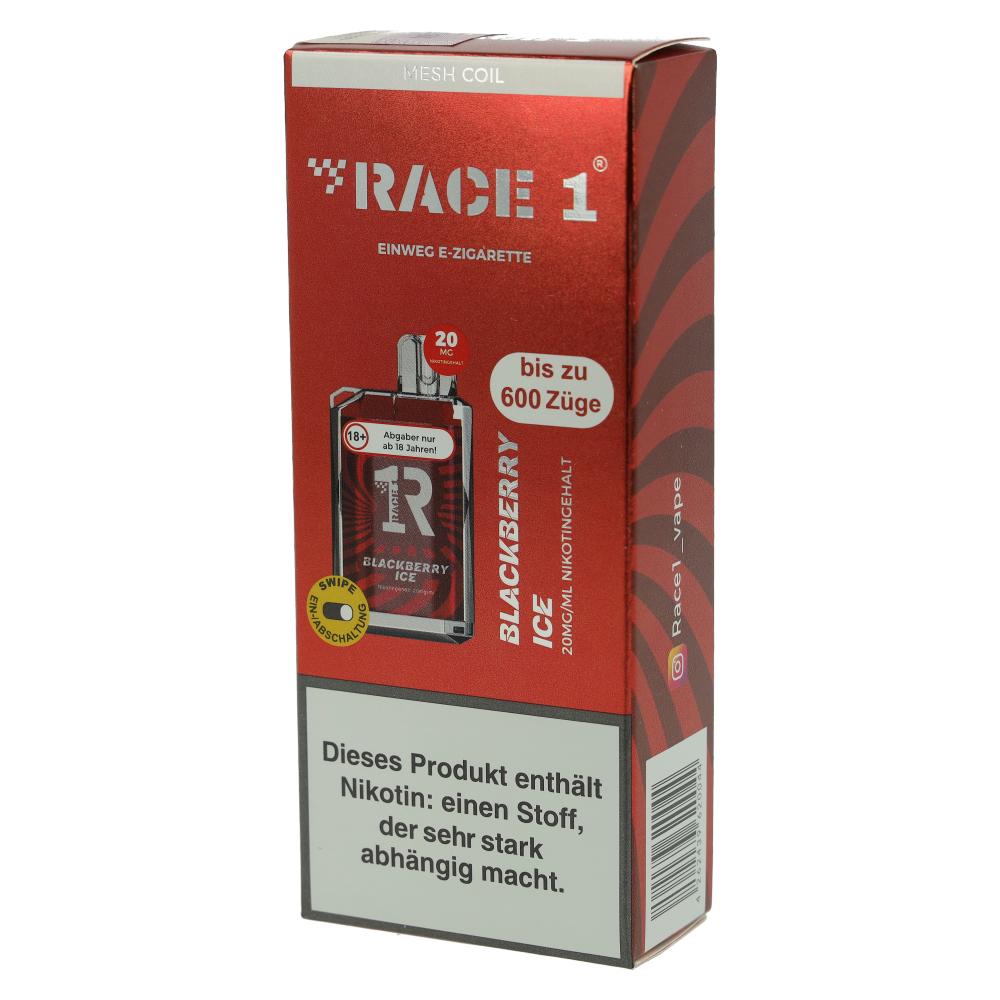 Race One Einweg E-Zigarette Blackberry Ice 20mg