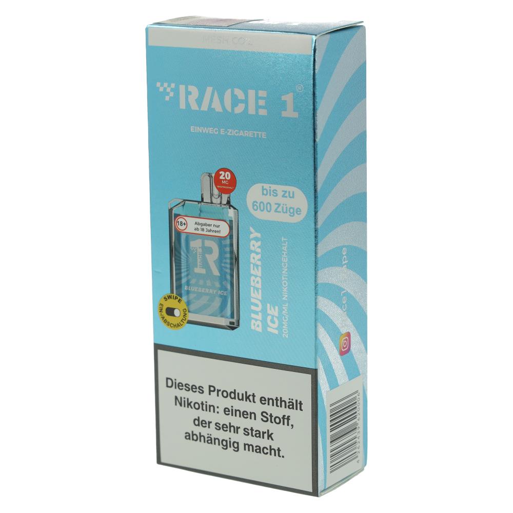 Race One Einweg E-Zigarette Blueberry Ice 20mg