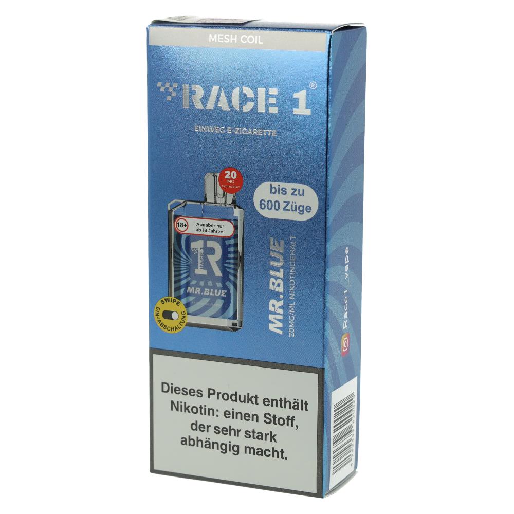 Race One Einweg E-Zigarette Mr. Blue 20mg