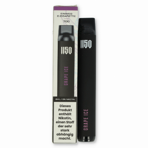 1150 RAF CAMORA Edition Einweg E-Zigarette Grape Ice 20mg