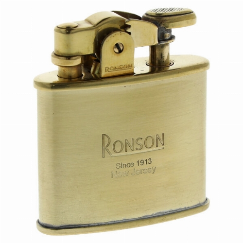 Ronson Nostalgia Brass Satin Feuerzeug