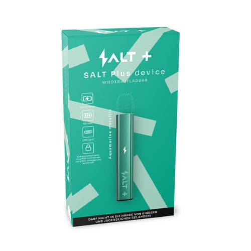Salt Switch Plus Device-Kit Aquamarine Metallic Akkuträger