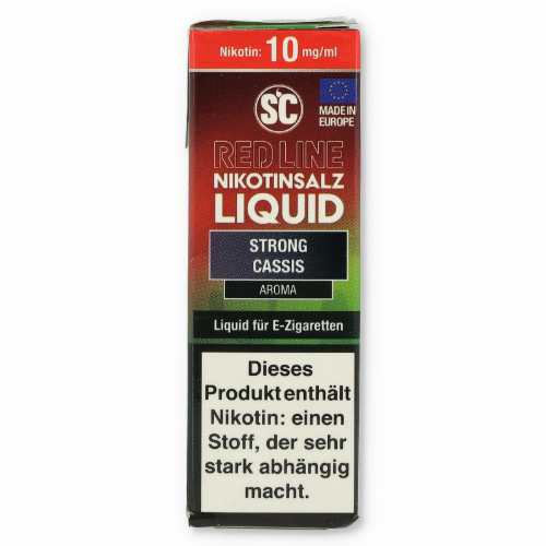 SC Red Line Nikotinsalz Liquid Strong Cassis 10mg