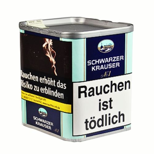 Schwarzer Krauser Tabak No 1 70g Dose Feinschnitt