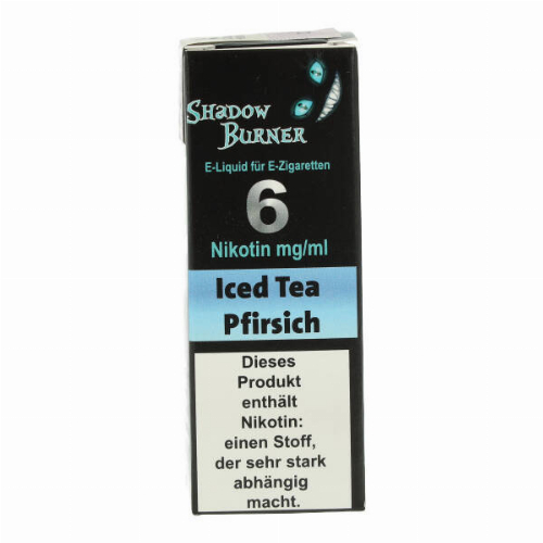 Shadow Burner E-Liquid Iced Tea Pfirsich 6mg