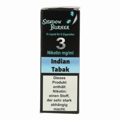 Shadow Burner E-Liquid Indian Tabak 3mg