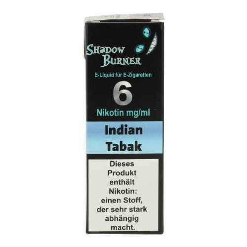 Shadow Burner E-Liquid Indian Tabak 6mg