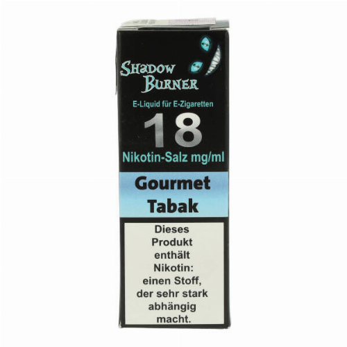 Shadow Burner Nikotinsalz Liquid Gourmet Tabak 18mg