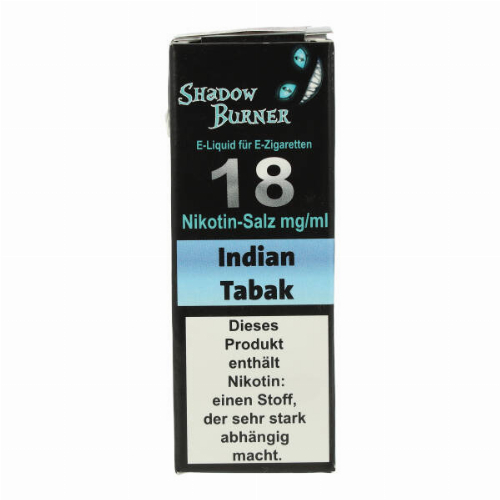 Shadow Burner Nikotinsalz Liquid Indian Tabak 18mg