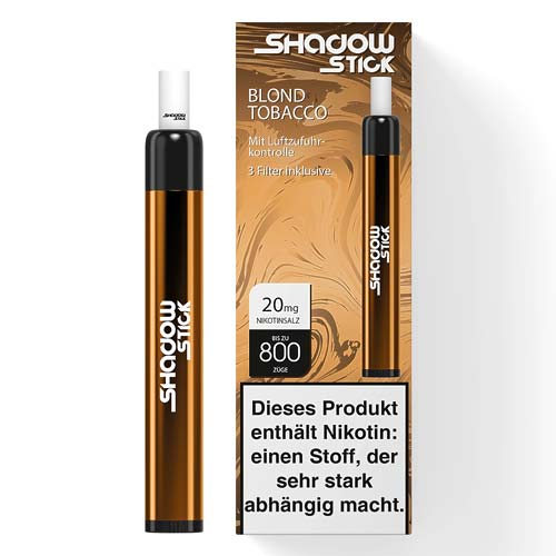 Shadow Stick Einweg E-Shisha Blond Tobacco 20mg