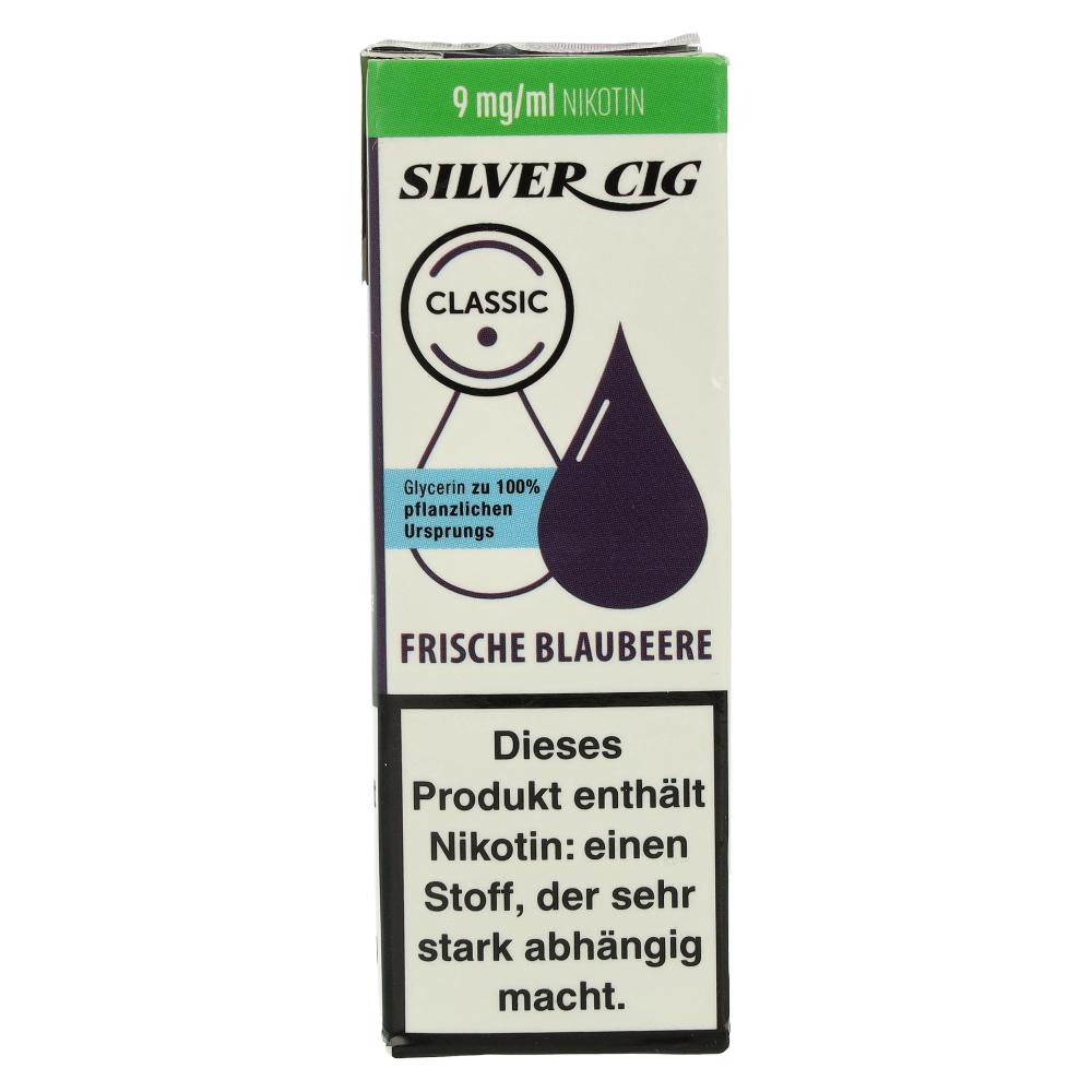 Silver Cig Liquid Classic Frische Blaubeere 9mg