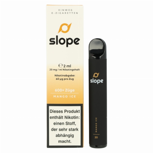 SLOPE Einweg E-Zigarette Mango Ice ca. 600 Züge 20mg