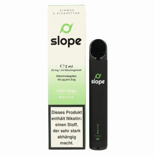 SLOPE Einweg E-Zigarette Mojito ca. 600 Züge 20mg