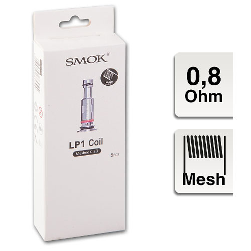 Smok E-Clearomizercoil LP 1 meshed 0.8 Ohm 5 Stück