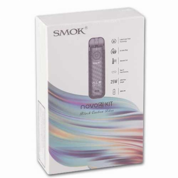 Smok E-Zigarette Novo 4 Set schwarz-carbon jetzt online kaufen