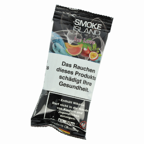 Smoke Island Ice Love Tabakersatz mit Nikotin