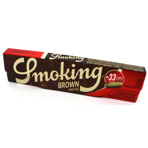 Smoking King Size Brown + Filter Tips