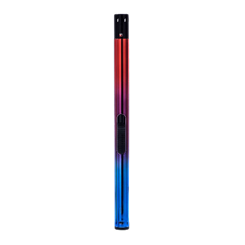 Stabfeuerzeug Piezo Prof Anodized Tube 3farbig rot-lila-blau