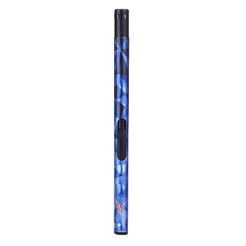 Stabfeuerzeug Piezo Prof 3D Sticker Tube blau