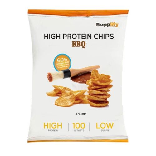 Supplify High Protein Chips BBQ 50g Chips Tüte