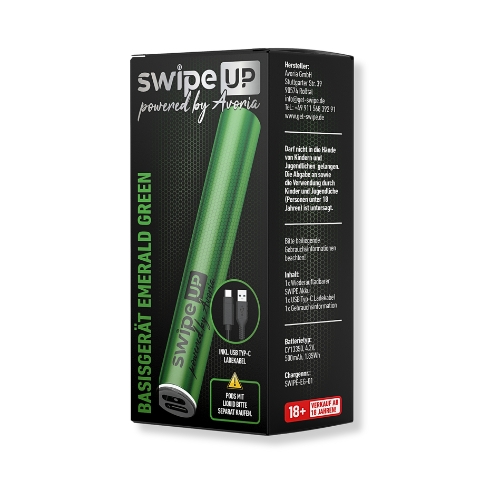 Swipe UP powered by Avoria Akkuträger Emerald Green