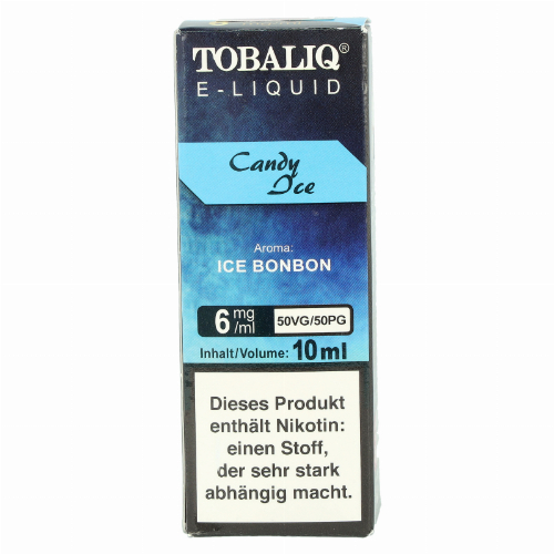 Tobaliq E-Liquid Candy Ice 10ml 6mg