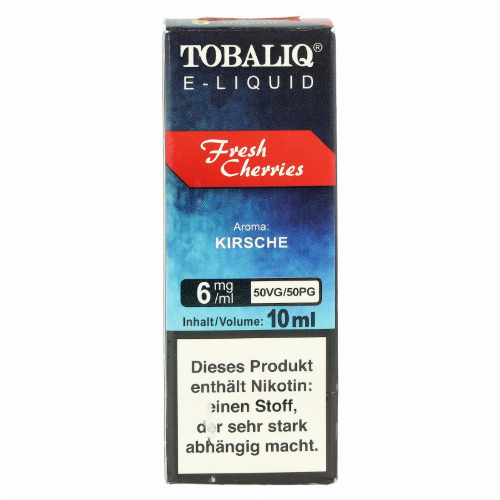 Tobaliq E-Liquid Fresh Cherries 10ml 6mg