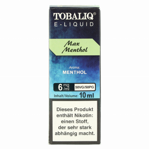 Tobaliq E-Liquid Max Menthol 10ml 6mg