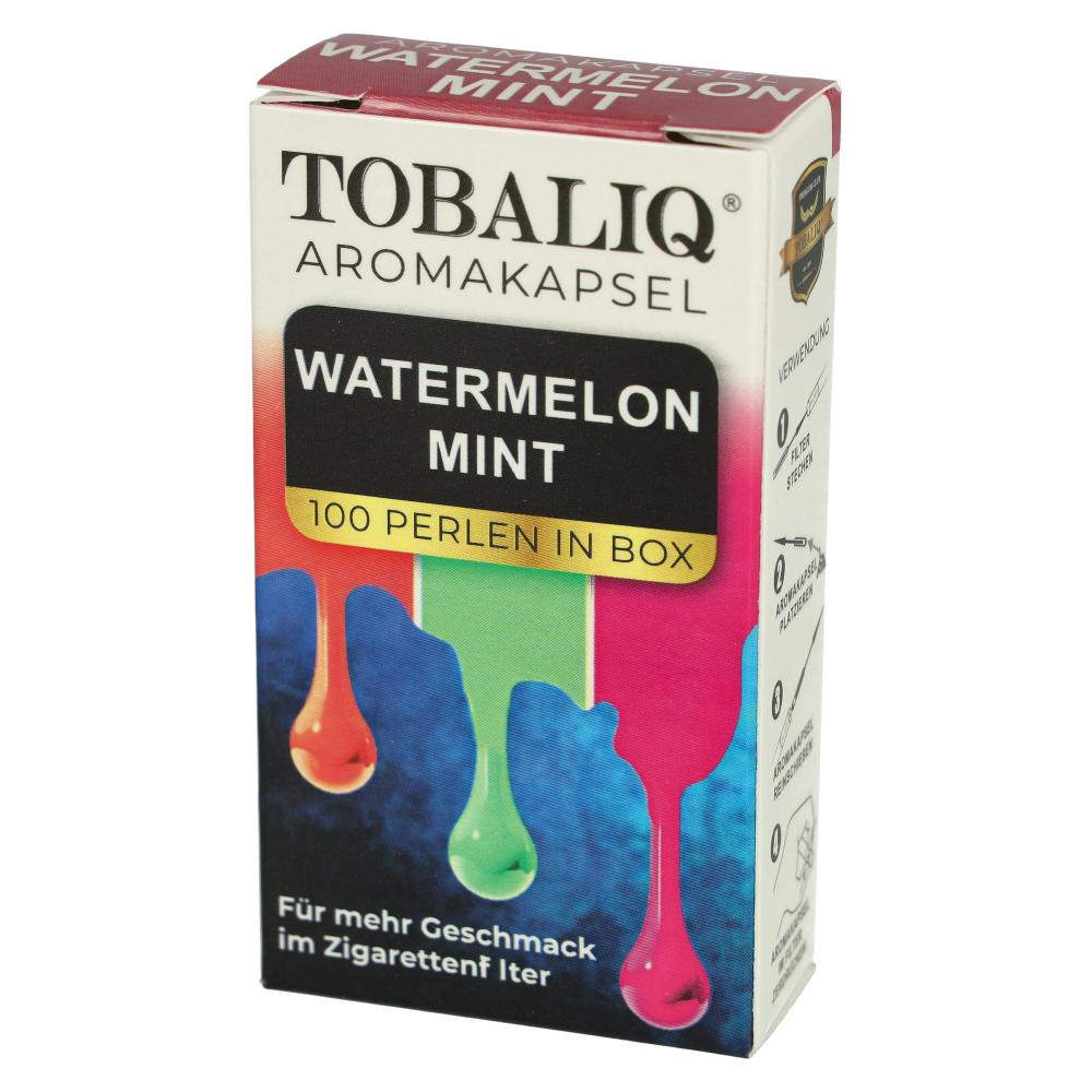 Tobaliq Watermelon Mint Aromakapseln 1x100 Stück mit Stick