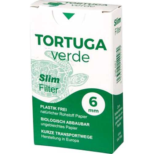 Tortuga verde Drehfilter 6mm biologisch abbaubar